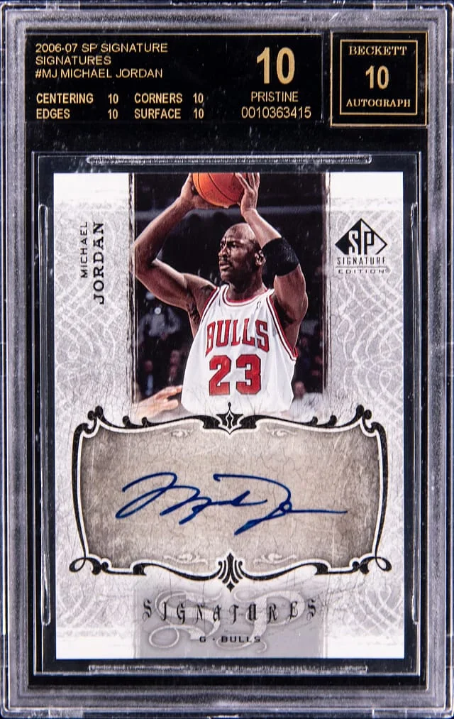 2006-07 Upper Deck SP Signature Edition Michael Jordan Signatures #SPS-MJ card image