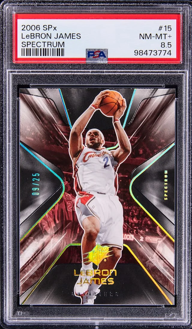 2006-07 Upper Deck SPx LeBron James Spectrum #15 card image
