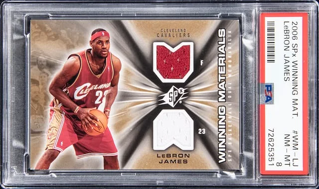 2006-07 Upper Deck SPx LeBron James Winning Materials Dual Memorabilia #WM-LJ card image
