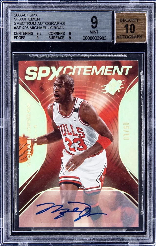 2006-07 Upper Deck SPx Michael Jordan SPxcitement Spectrum #SPX-26 card image