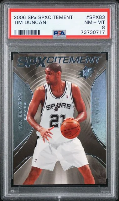 2006-07 Upper Deck SPx Tim Duncan SPxcitement #SPX-83 card image