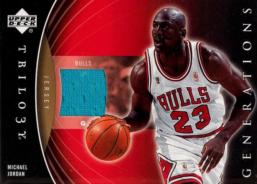 2006-07 Upper Deck Trilogy Michael Jordan Generations Past Memorabilia #PM-MJ card image