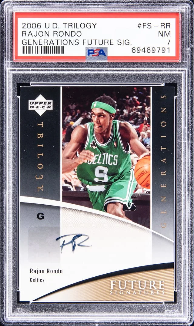 2006-07 Upper Deck Trilogy Rajon Rondo Generations Future Signature #FS-RR card image