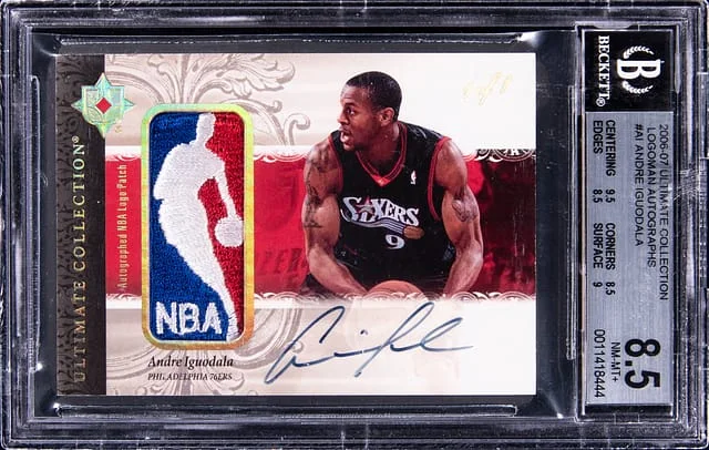 2006-07 Upper Deck Ultimate Collection Andre Iguodala Logoman Autographs #UAL-AI card image