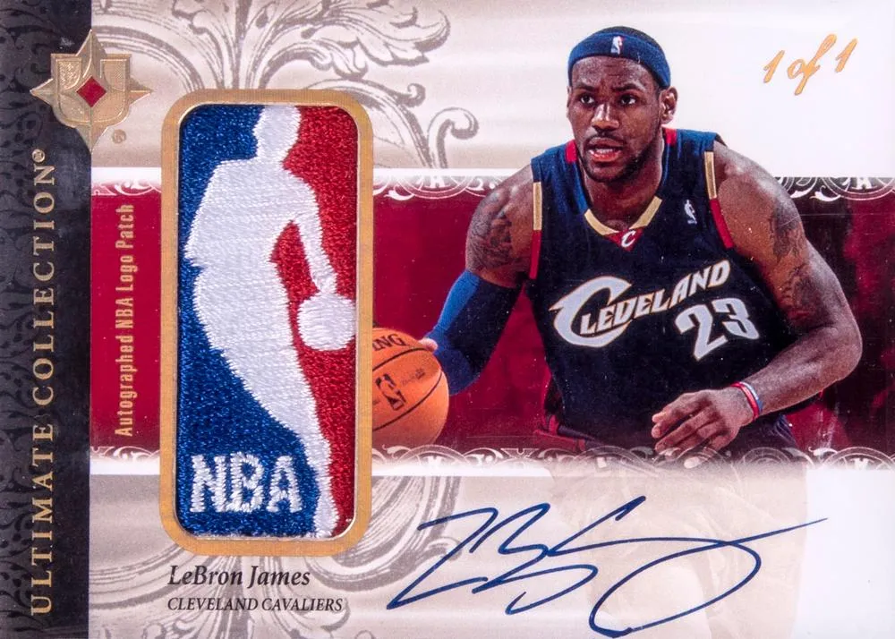 2006-07 Upper Deck Ultimate Collection Lebron James Logoman Autographs #UAL-LJ card image