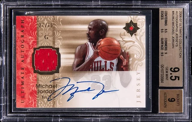 2006-07 Upper Deck Ultimate Collection Michael Jordan Autographs Jerseys #AU-MJ card image