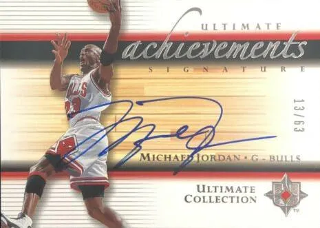 2006-07 Upper Deck Ultimate Collection Michael Jordan Achievements Signatures #UA-MJ card image