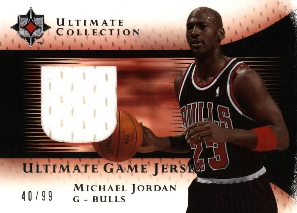 2006-07 Upper Deck Ultimate Collection Michael Jordan Jerseys Dual #UJ-MJ card image