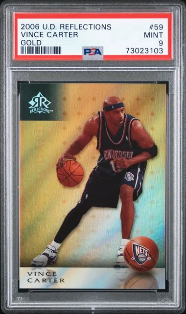 2006-07 Upper Deck Vince Carter Reflections Gold #59 card image