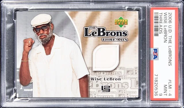 2006-07 Upper Deck Wise LeBron The LeBrons Threads #LM-4 card image
