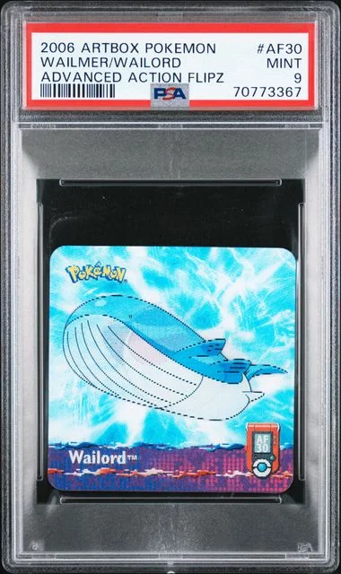 2006 Artbox Pokemon Advanced Action Flipz Wailmer/Wailord #AF30 card image