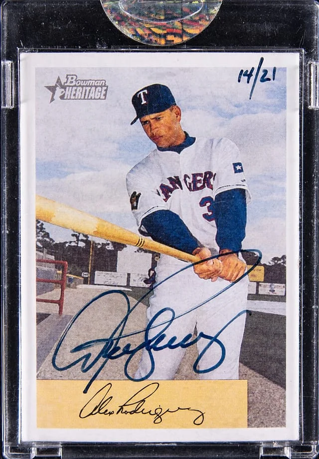 2006 Bowman Alex Rodriguez Originals #343 card image