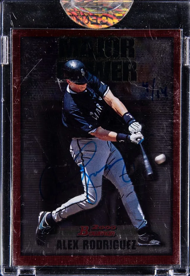 2006 Bowman Alex Rodriguez Originals '00 Bowman Buyback Autograph Major Power #MP3 card image