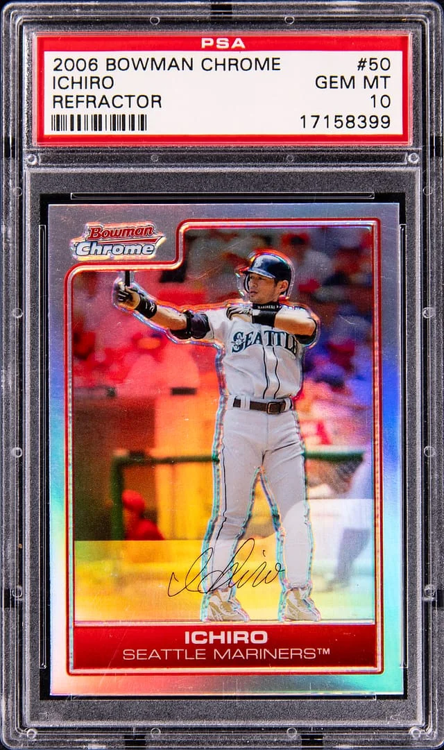 2006 Bowman Chrome Ichiro Refractor #50 card image
