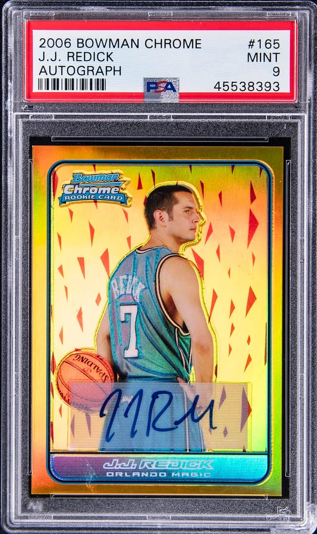 2006 Bowman Chrome JJ Redick Autograph Gold #165 card image