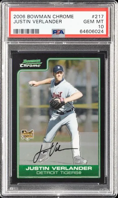 2006 Bowman Chrome Justin Verlander #217 card image