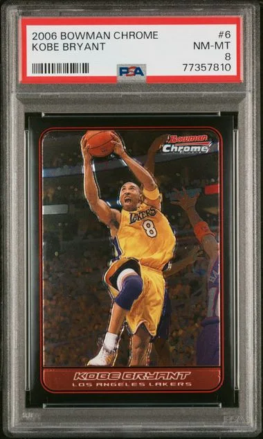 2006 Bowman Chrome Kobe Bryant #6 card image