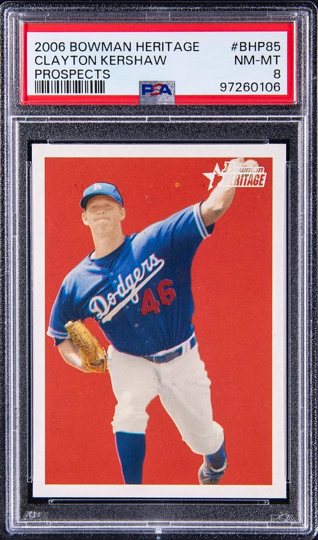 2006 Bowman Clayton Kershaw Heritage Prospects #BHP85 card image
