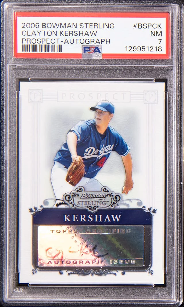 2006 Bowman Sterling Clayton Kershaw Prospect Autograph #BSP-CK card image