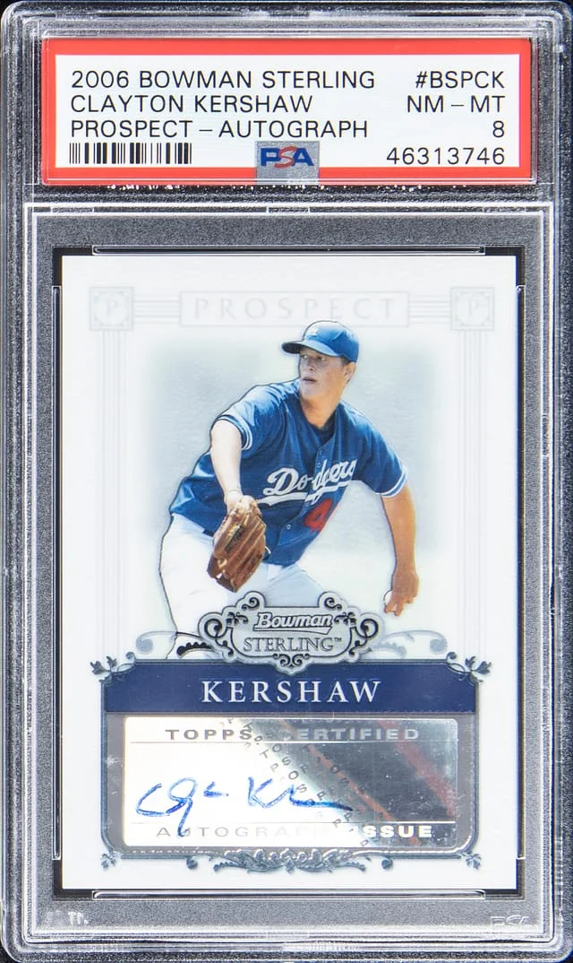 2006 Bowman Sterling Prospects Clayton Kershaw Autograph #BSP-CK card image