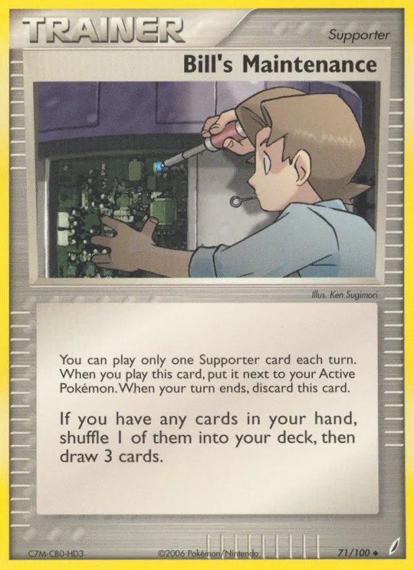 2006 Crystal Guardians Bill's Maintenance #071/100 Uncommon card image