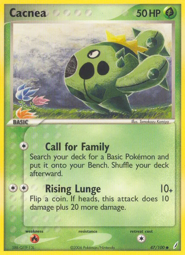 2006 Crystal Guardians Cacnea #047/100 Common card image