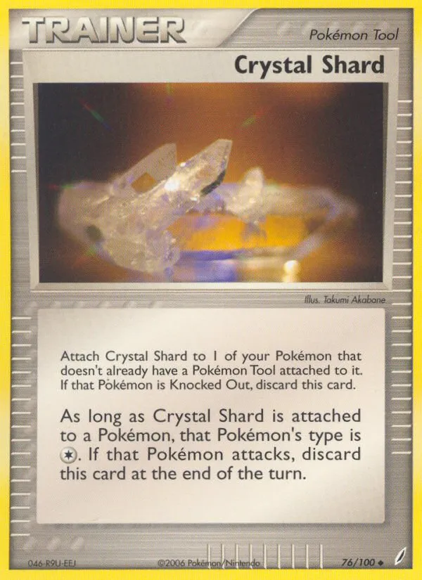 2006 Crystal Guardians Crystal Shard #076/100 Uncommon card image