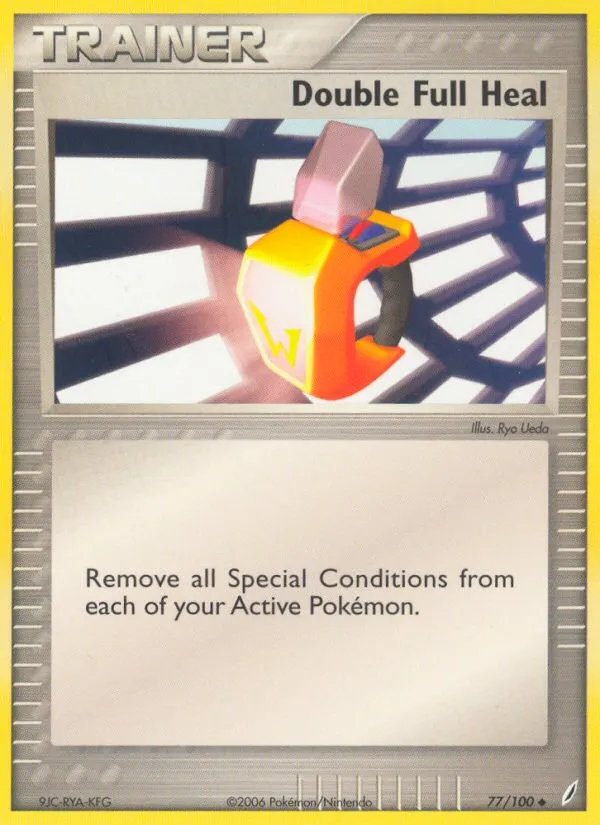 2006 Crystal Guardians Double Full Heal #077/100 Uncommon card image