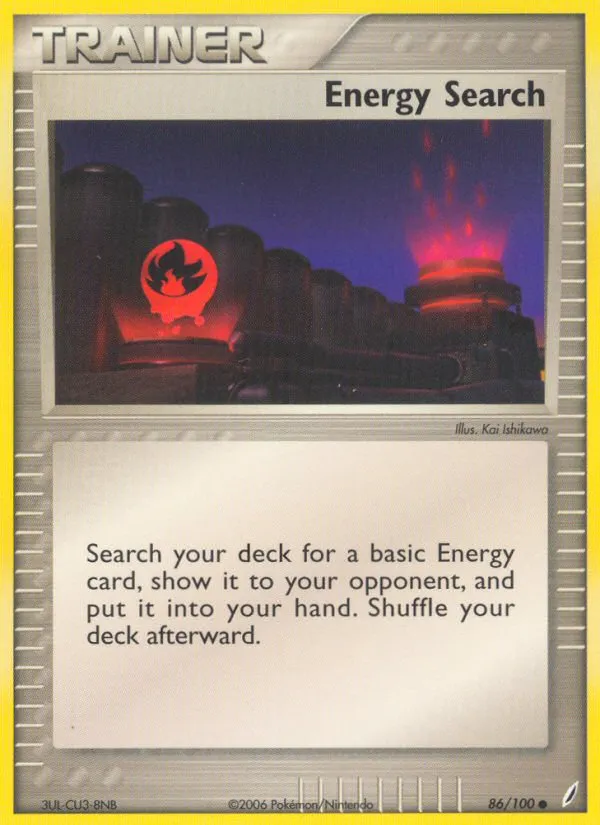 2006 Crystal Guardians Energy Search #086/100 Common card image