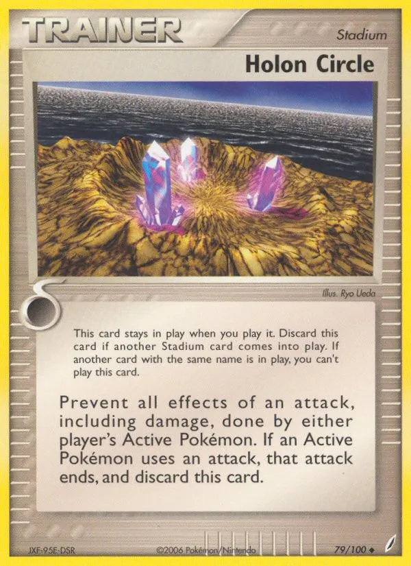 2006 Crystal Guardians Holon Circle #079/100 Uncommon card image