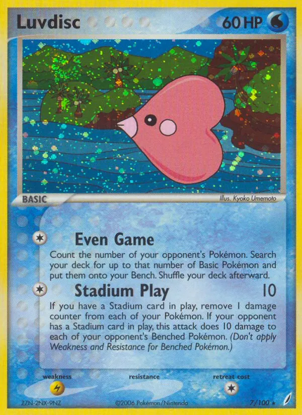 2006 Crystal Guardians Luvdisc Rare Holo #007/100 Rare Holo card image
