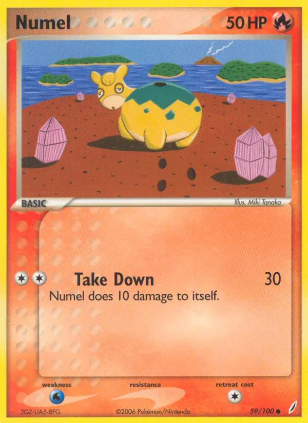 2006 Crystal Guardians Numel Common #059/100 Common card image
