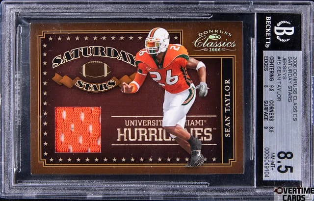 2006 Donruss Sean Taylor Classics Saturday Stars Jerseys #15 card image