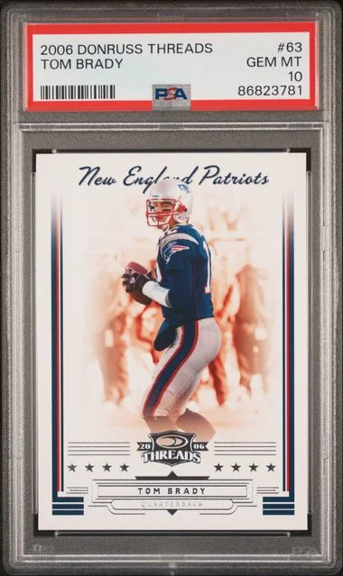 2006 Donruss Tom Brady Threads #63 card image