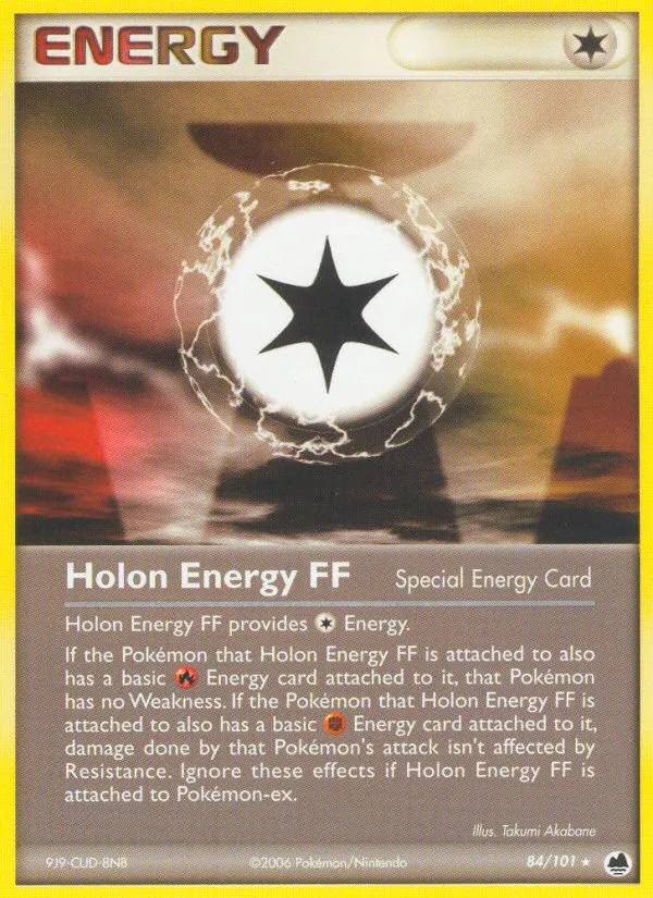 2006 Dragon Frontiers Holon Energy FF Rare #084/101 Rare card image