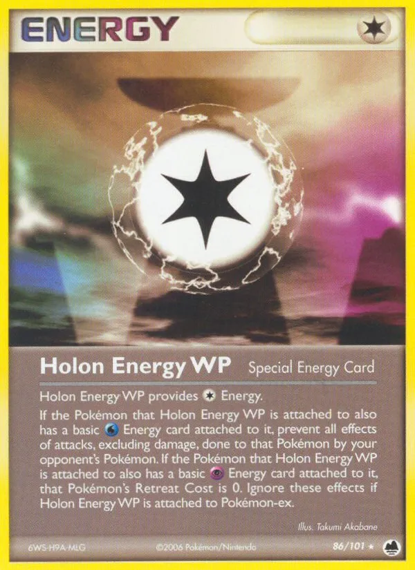 2006 Dragon Frontiers Holon Energy WP Rare #086/101 Rare card image