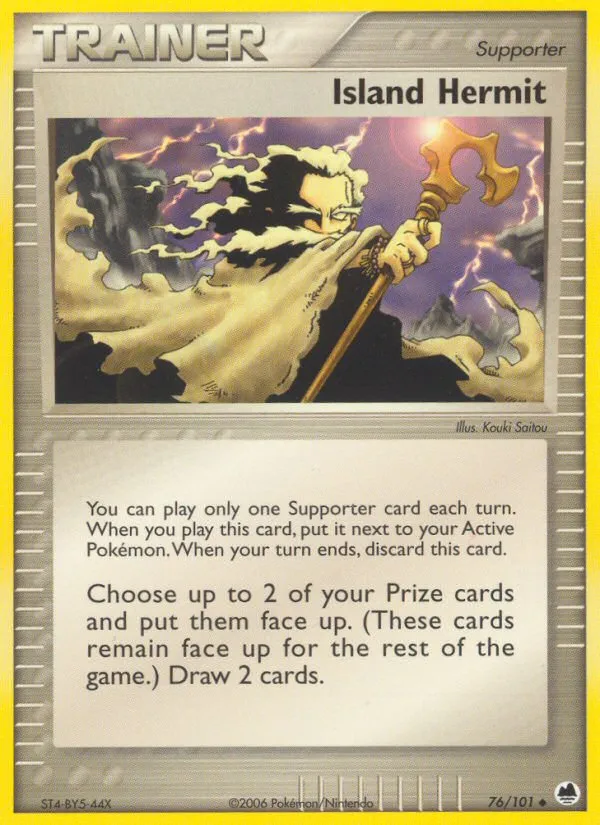 2006 Dragon Frontiers Island Hermit Uncommon #076/101 Uncommon card image