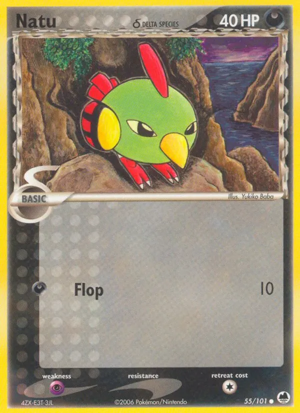 2006 Dragon Frontiers Natu δ Common #055/101 Common card image