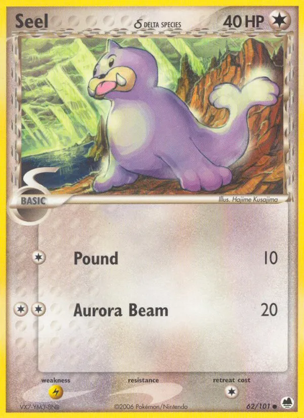 2006 Dragon Frontiers Seel δ Common #062/101 Common card image