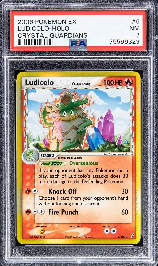2006 EX Crystal Guardians Luicolo Rare Holofoil #6 card image