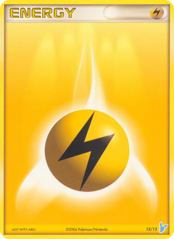 2006 EX Trainer Kit 2 Minun Lightning Energy Common #12/12 Common card image