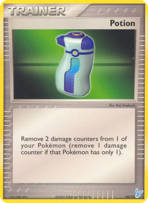 2006 EX Trainer Kit 2 Minun Potion Trainer Kit #10/12 Trainer Kit card image