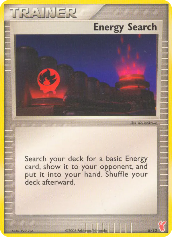 2006 EX Trainer Kit 2 Plusle Energy Search Common #08/12 Common card image