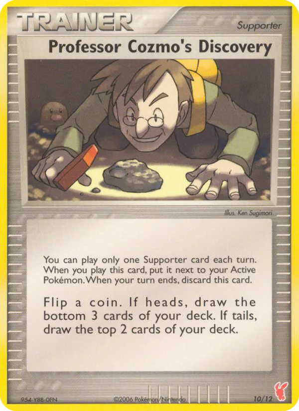 2006 EX Trainer Kit 2 Plusle Professor Cozmo's Discovery Trainer Kit #10/12 Trainer Kit card image