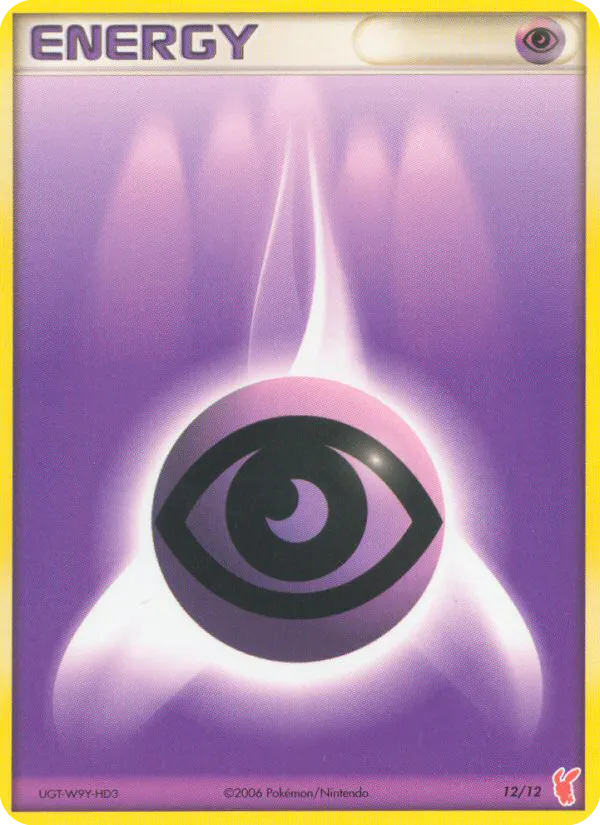 2006 EX Trainer Kit 2 Plusle Psychic Energy Common #12/12 Common card image