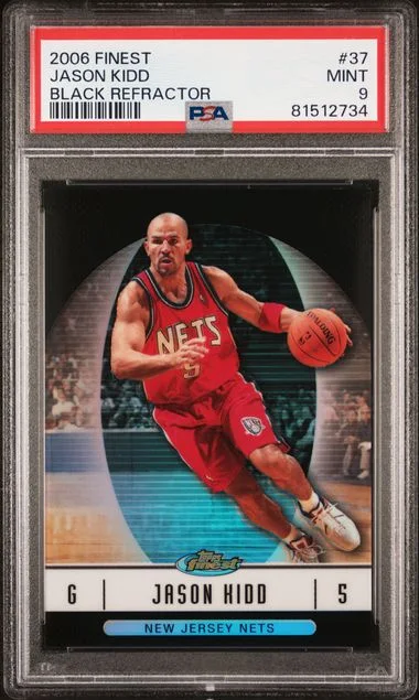 2006 Finest Jason Kidd Black Refractor #37 card image
