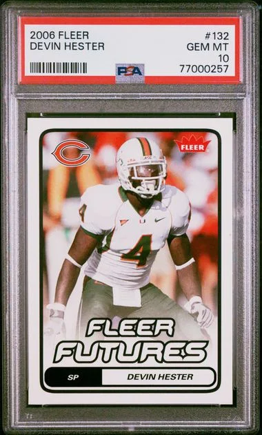 2006 Fleer Devin Hester #132 card image