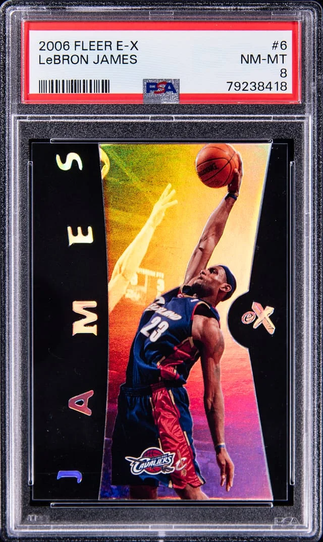2006 Fleer E-X Lebron James #6 card image