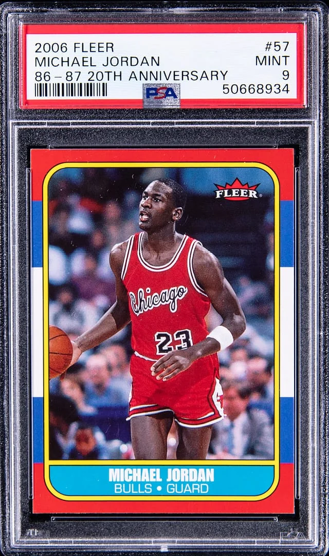 2006 Fleer Michael Jordan 86-87 20Th Anniversary #57 card image