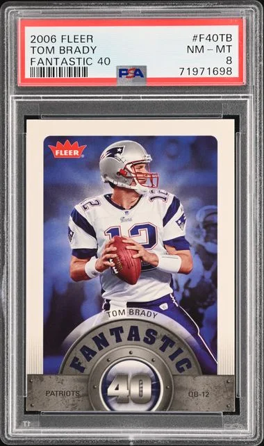 2006 Fleer Tom Brady Fantastic 40 #F40-TB card image